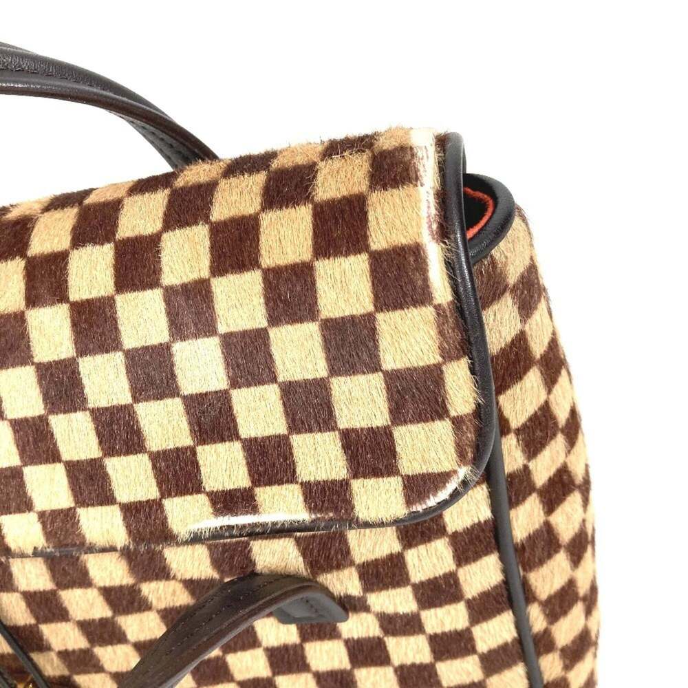 LOUIS VUITTON Brown Damier Leather Tote Bag - Picture 10 of 16
